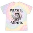 Please Be Patient I'm From The 1900s Horse Drawn Wagon Gifts Premium Tie-Dye T-Shirts Hazy Rainbow Tie-Dye