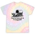 Please Be Patient With Me I'm From The 1900s Oxen And Wagon Tie-Dye T-Shirts Hazy Rainbow Tie-Dye