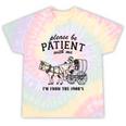 Please Be Patient I'm From The 1900s Raccoon Lover Premium Tie-Dye T-Shirts Hazy Rainbow Tie-Dye