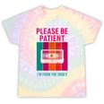 Please Be Patient I'm From The 1900s Retro Cassette Tape Premium Tri-Blend Tie-Dye T-Shirts Hazy Rainbow Tie-Dye