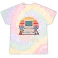 Please Be Patient I'm From The 1900s Retro Computer Geek PC Premium Tie-Dye T-Shirts Hazy Rainbow Tie-Dye