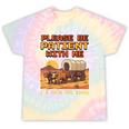 Please Be Patient I'm From The 1900s Retro Pixel Art Tie-Dye T-Shirts Hazy Rainbow Tie-Dye