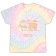 Please Be Patient I'm From The 1900s Retro Pixel Horse Wagon Premium Tie-Dye T-Shirts Hazy Rainbow Tie-Dye