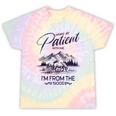 Please Be Patient With Me I'm From The 1900s Rustic Western Tie-Dye T-Shirts Hazy Rainbow Tie-Dye