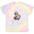 Please Be Patient With Me I'm From The 1900s Skeleton Tie-Dye T-Shirts Hazy Rainbow Tie-Dye