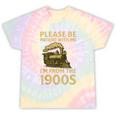 Please Be Patient With Me I'm From The 1900s Steam Train Tie-Dye T-Shirts Hazy Rainbow Tie-Dye