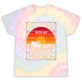 Please Be Patient I'm From The 1900s Sunset Vintage Wagon Premium Tie-Dye T-Shirts Hazy Rainbow Tie-Dye