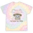 Please Be Patient With Me I'm From The 1900s Telephone Premium Tie-Dye T-Shirts Hazy Rainbow Tie-Dye