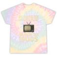 Please Be Patient With Me I'm From The 1900s Television Set Premium Tie-Dye T-Shirts Hazy Rainbow Tie-Dye