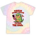 Please Be Patient I'm From The 1900s Vintage Men Women Premium Tri-Blend Tie-Dye T-Shirts Hazy Rainbow Tie-Dye