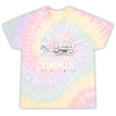Please Be Patient With Me I'm From The 1900s Women's Tie-Dye T-Shirts Hazy Rainbow Tie-Dye