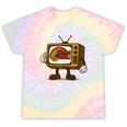 Protect PBS 80s Nostalgia Television Shirt Tie-Dye T-Shirts Hazy Rainbow Tie-Dye