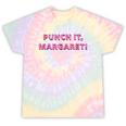 Punch It Margaret Vintage Retro 1980's Nostalgia Tie-Dye T-Shirts Hazy Rainbow Tie-Dye