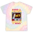Raised By Television Corrupted By Memes Internet Nostalgia Tie-Dye T-Shirts Hazy Rainbow Tie-Dye