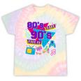 Retro 1980s 80's Baby 1990s 90's Made Me Nostalgia Birthday Premium Tri-Blend Tie-Dye T-Shirts Hazy Rainbow Tie-Dye