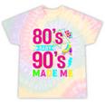 Retro 1980s 80's Baby 1990s 90's Made Me Nostalgia Vibes Premium Tri-Blend Tie-Dye T-Shirts Hazy Rainbow Tie-Dye