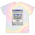 Retro Computer Dialog Box 90s Desktop Interface Nostalgia Tie-Dye T-Shirts Hazy Rainbow Tie-Dye