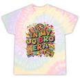 Retro Nostalgia Era Disco Groovy 80s 90s Vintage Aesthetic Premium Tri-Blend Tie-Dye T-Shirts Hazy Rainbow Tie-Dye