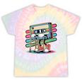 Retro Old Cassette Tape Cartoon With Walker Nostalgia Tie-Dye T-Shirts Hazy Rainbow Tie-Dye