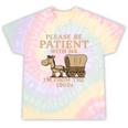 Retro Please Be Patient With Me I'm From The 1900s Vintage Tie-Dye T-Shirts Hazy Rainbow Tie-Dye