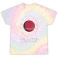 Retro Pluto Never Forget Classic Planet Pluto Nostalgia Tie-Dye T-Shirts Hazy Rainbow Tie-Dye
