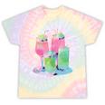 Retro Soft Drinks 80s 90s Nostalgia Cute Anime Aesthetic Tee Tie-Dye T-Shirts Hazy Rainbow Tie-Dye