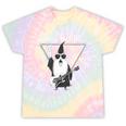 Rock & Roll Wizard Music Nostalgia Premium Tri-Blend Tie-Dye T-Shirts Hazy Rainbow Tie-Dye