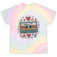 Summer ’95 Retro Cassette Tape Nostalgia Music Lover Premium Tri-Blend Tie-Dye T-Shirts Hazy Rainbow Tie-Dye