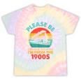 Train Please Be Patient I'm From The 1900s Men Tie-Dye T-Shirts Hazy Rainbow Tie-Dye