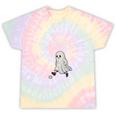 I Used To Be Somebody Nostalgia Halloween Spooky Season Premium Tri-Blend Tie-Dye T-Shirts Hazy Rainbow Tie-Dye