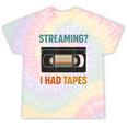 VHS Cassette Tape Retro 80s 90s Nostalgia Tie-Dye T-Shirts Hazy Rainbow Tie-Dye VHS Cassette Tape Retro 80s 90s Nostalgia Tie-Dye T-Shirts Hazy Rainbow Tie-Dye