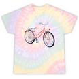 Vintage Bicycle With Playing Cards Nostalgia Premium Tri-Blend Tie-Dye T-Shirts Hazy Rainbow Tie-Dye
