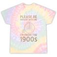 Vintage Please Be Patient With Me I'm From The 1900s Cycle Tie-Dye T-Shirts Hazy Rainbow Tie-Dye