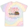 Vintage Please Be Patient With Me I'm From The 1900s Trendy Tie-Dye T-Shirts Hazy Rainbow Tie-Dye
