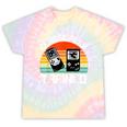 Vintage Retro Classically Trained Video Game 90s Nostalgia Tie-Dye T-Shirts Hazy Rainbow Tie-Dye
