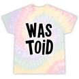 Wastoid 80s Slang Retro Teen Quote Gen X Nostalgia Tie-Dye T-Shirts Hazy Rainbow Tie-Dye