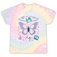 Y2K Butterfly Floppy Disk Art Digital Nostalgia Tie-Dye T-Shirts Hazy Rainbow Tie-Dye Y2K Butterfly Floppy Disk Art Digital Nostalgia Tie-Dye T-Shirts Hazy Rainbow Tie-Dye