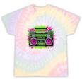 Y2K Home DJ Quarantine Nostalgia Boombox Party Tie-Dye T-Shirts Hazy Rainbow Tie-Dye Y2K Home DJ Quarantine Nostalgia Boombox Party Tie-Dye T-Shirts Hazy Rainbow Tie-Dye