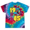 1985 Retro Raised In The 80s Old School Nostalgia Vibes Tie-Dye T-Shirts Festival Tie-Dye
