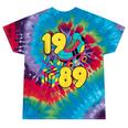 1989 Retro Raised In The 80s Old School Nostalgia Vibes Tie-Dye T-Shirts Festival Tie-Dye