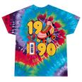 1990 Retro Raised On 90s Music Old School Nostalgia Punk Tie-Dye T-Shirts Festival Tie-Dye