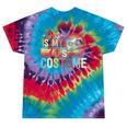 This Is My 70's Costume Retro Style Nostalgia 1970s Vintage Premium Tri-Blend Tie-Dye T-Shirts Festival Tie-Dye