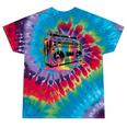 80s 90s Hip Hop Nostalgia Retro Boombox Music Lovers Tie-Dye T-Shirts Festival Tie-Dye