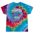 90s Baby Tired Millennial Burnout Nostalgia Parenting Tie-Dye T-Shirts Festival Tie-Dye