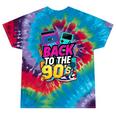 Back To The 90s Nostalgia Cassette Game Console Boombox Tie-Dye T-Shirts Festival Tie-Dye