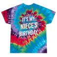 Boho Nostalgia It's My Niece's Birthday Women Kids Tie-Dye T-Shirts Festival Tie-Dye