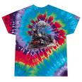 Classic Steam Train Enthusiasts Nostalgia For Train Lovers Tie-Dye T-Shirts Festival Tie-Dye