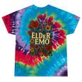 Elder Emo Floral Gothic Vintage Nostalgia Tie-Dye T-Shirts Festival Tie-Dye