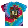 Elder Emo Floral Gothic Vintage Nostalgia Tie-Dye T-Shirts Festival Tie-Dye