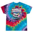 Elder Millennials Embracing 90s Rewind Nostalgia Vibes Tie-Dye T-Shirts Festival Tie-Dye